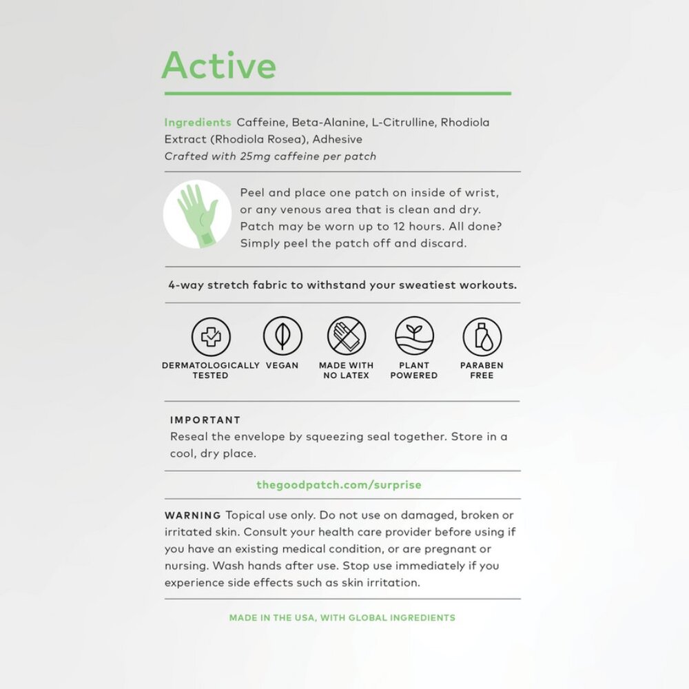 THE GOOD PATCH ACTIVE PATCHES - Picture 4 of 7